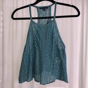 American Eagle See Through Crop Tank
